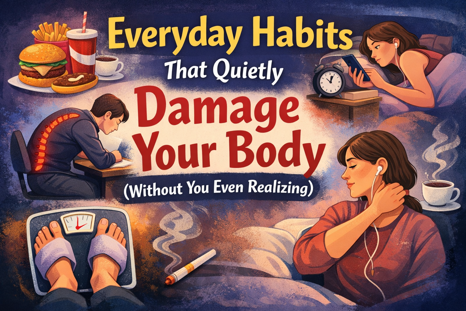 Everyday Habits That Quietly Damage Your Body (Without You Even Realizing)