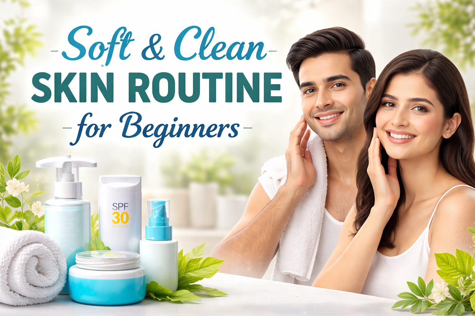 Soft & Clean Skin Routine for Beginners