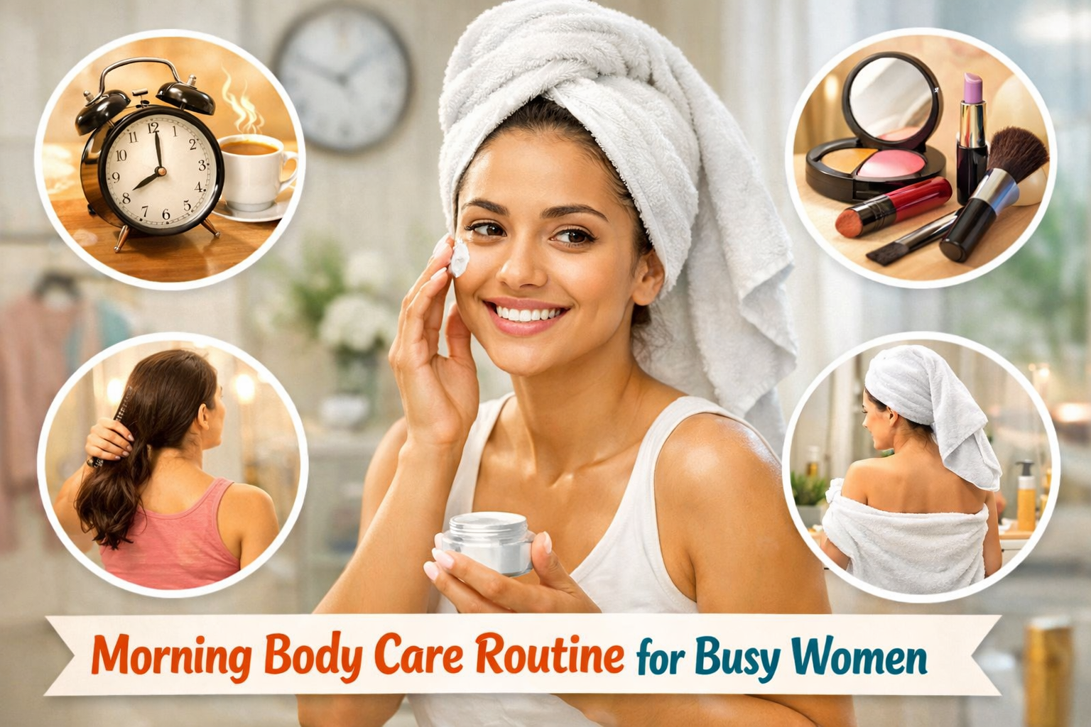 Morning Body Care Routine for Busy Women